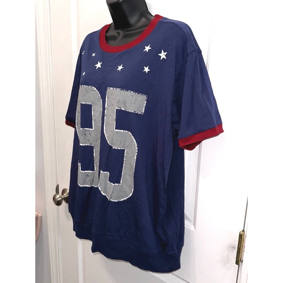 Torrid 95 Classic Cotton Crew Neck Varsity tee - Picture 3 of 6